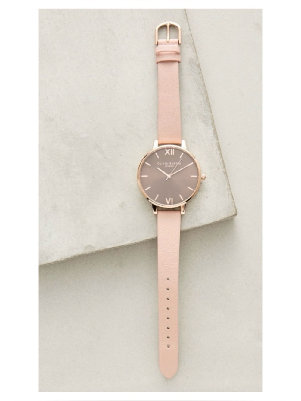 NWOT** Anthropologie Olivia Burton Langley Watch  **Needs Battery
